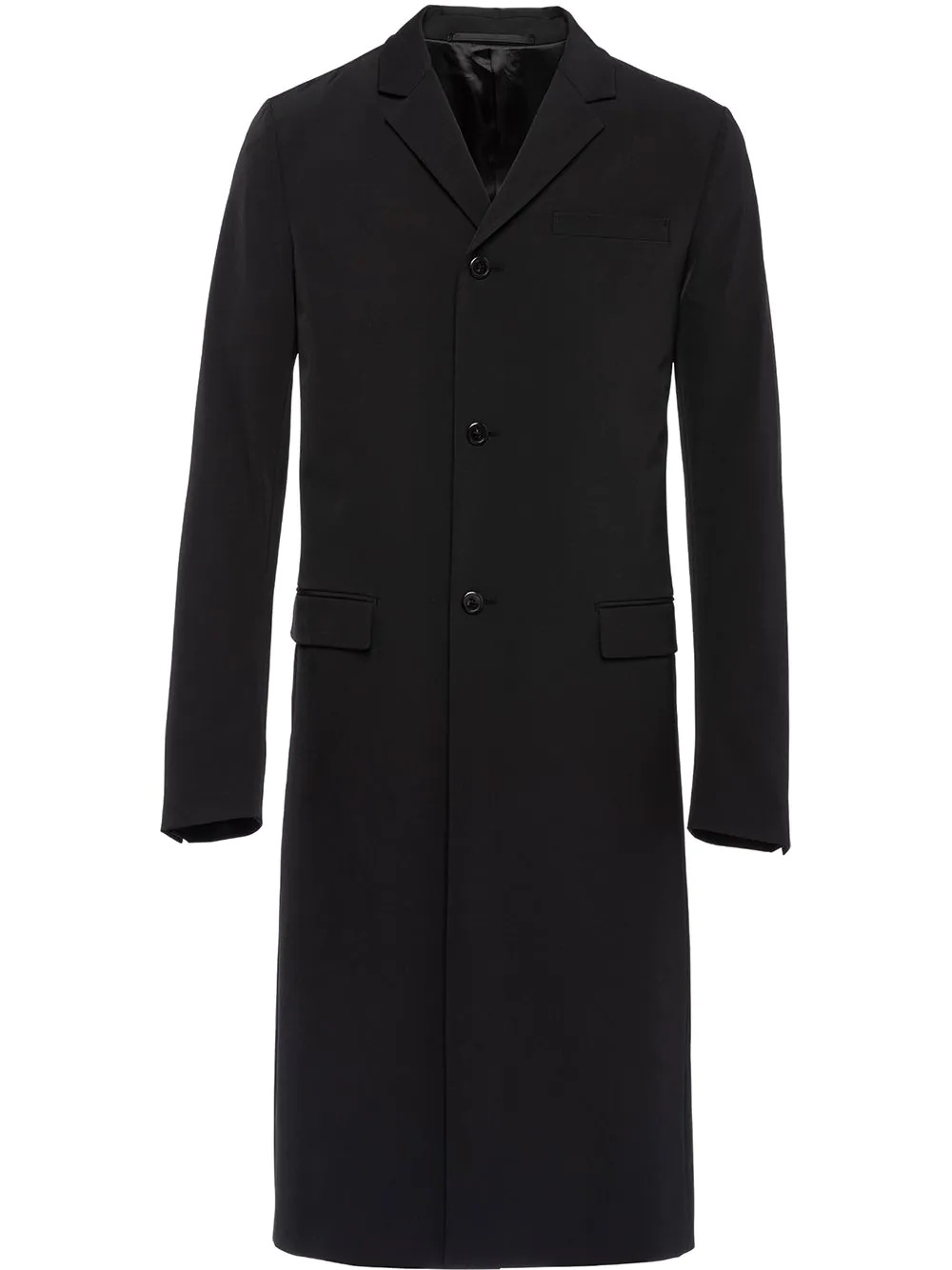 single-breasted overcoat - 1