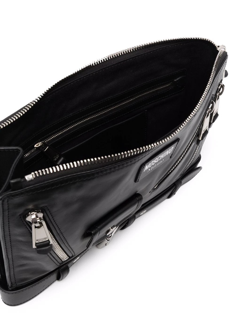 biker-style clutch bag - 5