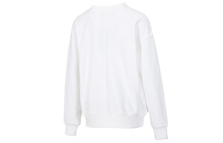 (WMNS) Converse All Star Sweatshirts 'White' 10019811-A07 - 2