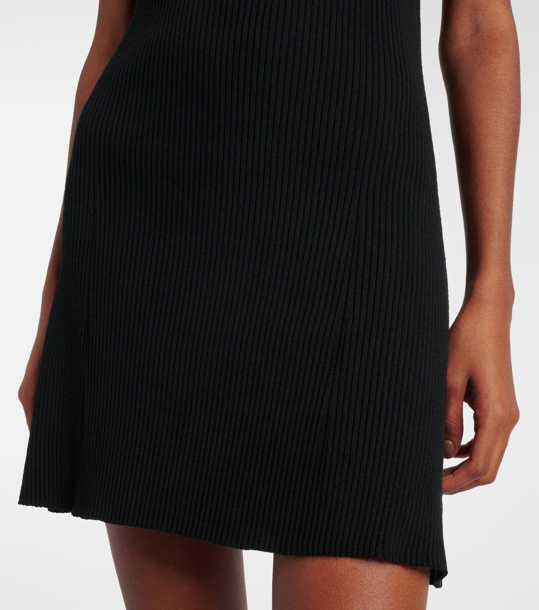 Wool-blend polo dress - 5