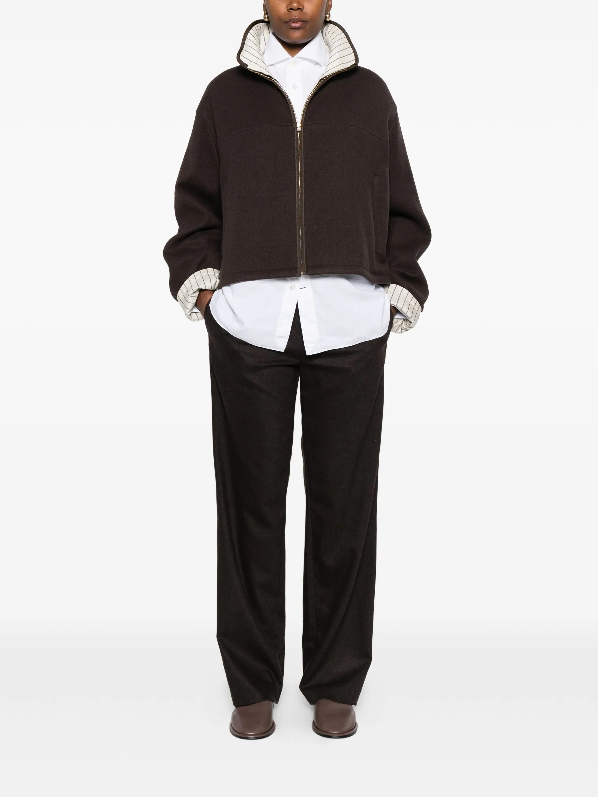 Carven Zip-up Wool Jacket - 2