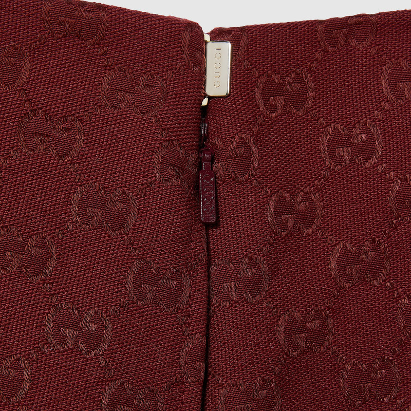 Original GG canvas mini skirt 6