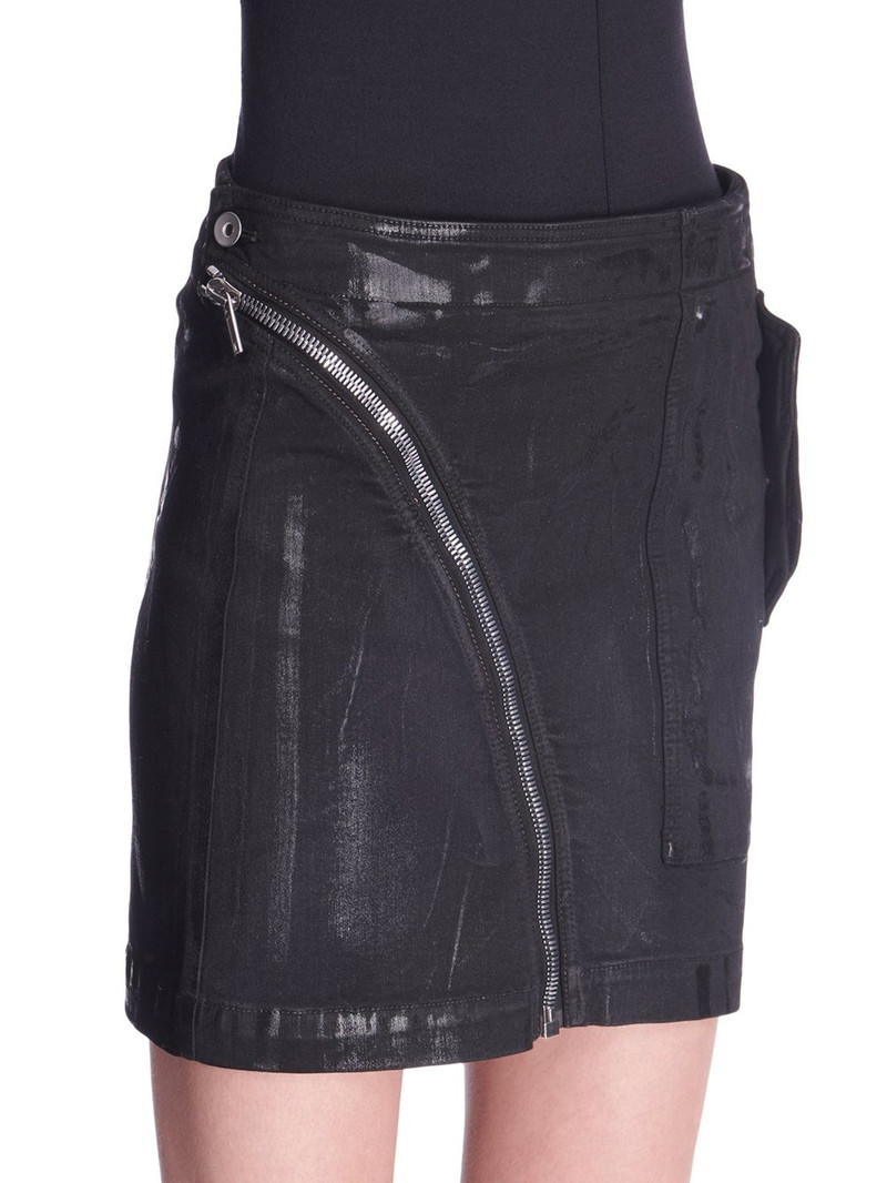 zip-detail mini skirt 4