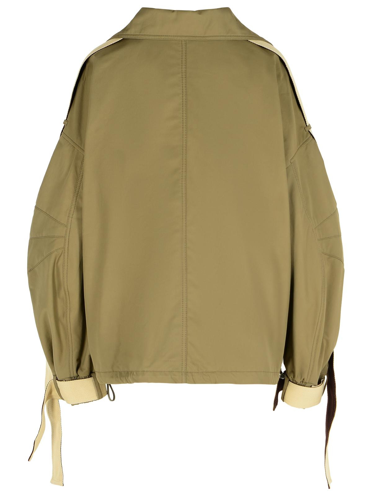 The Attico Green Cotton Blend Jacket Women - 3