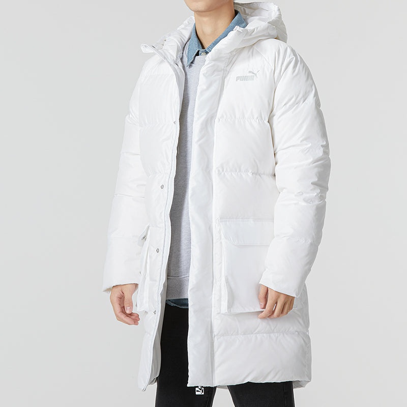 PUMA Das Long Down Jacket 'White' 674641-02 - 5