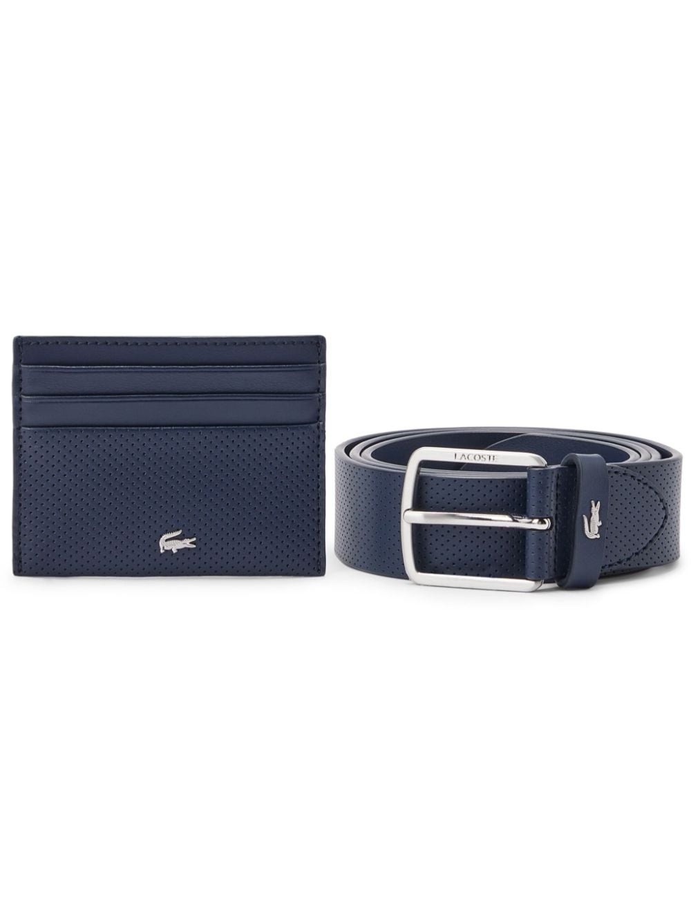 leather belt and cardholder set - 2