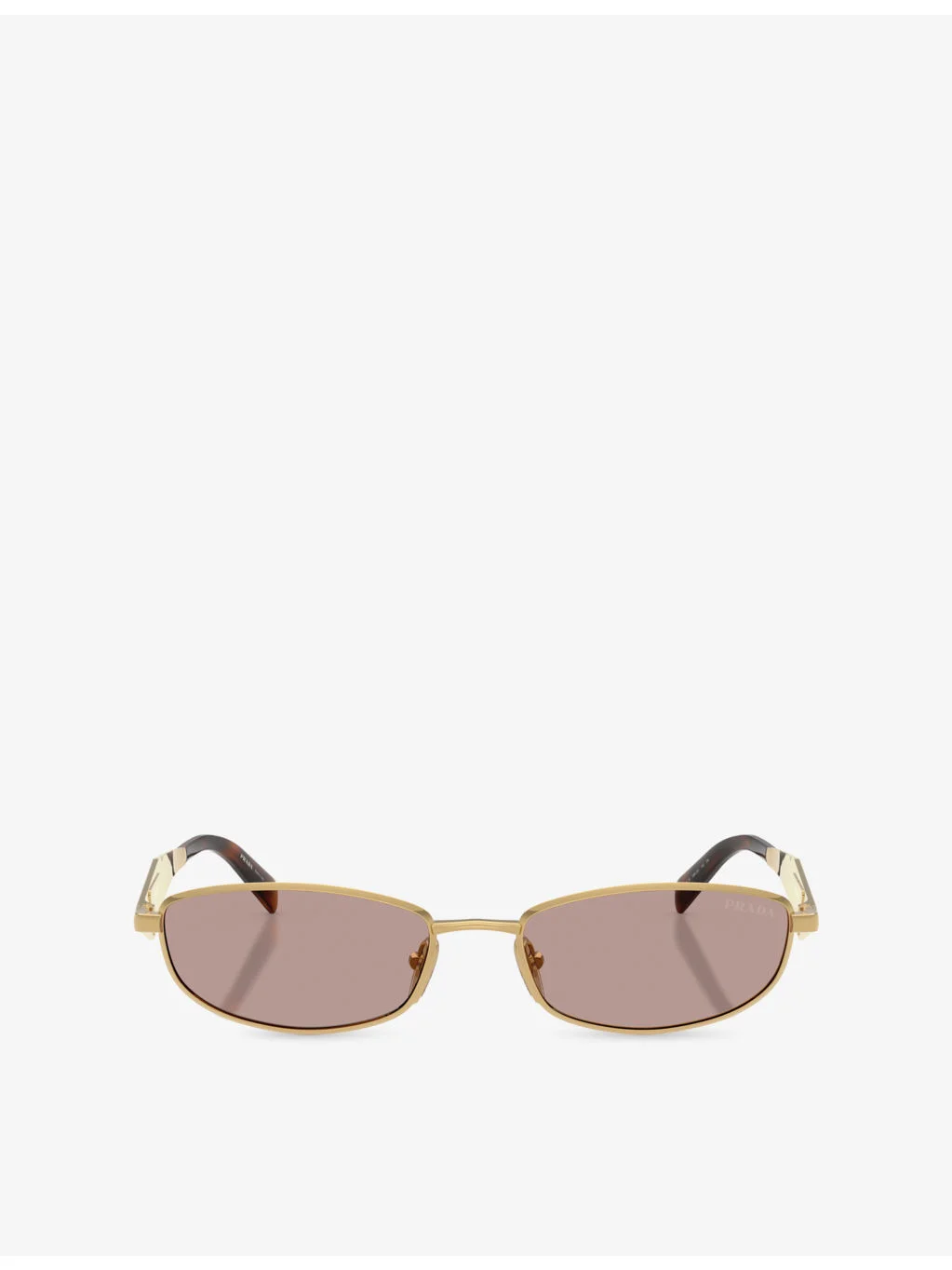 PR D51S Oval-Frame Metal Sunglasses - 1