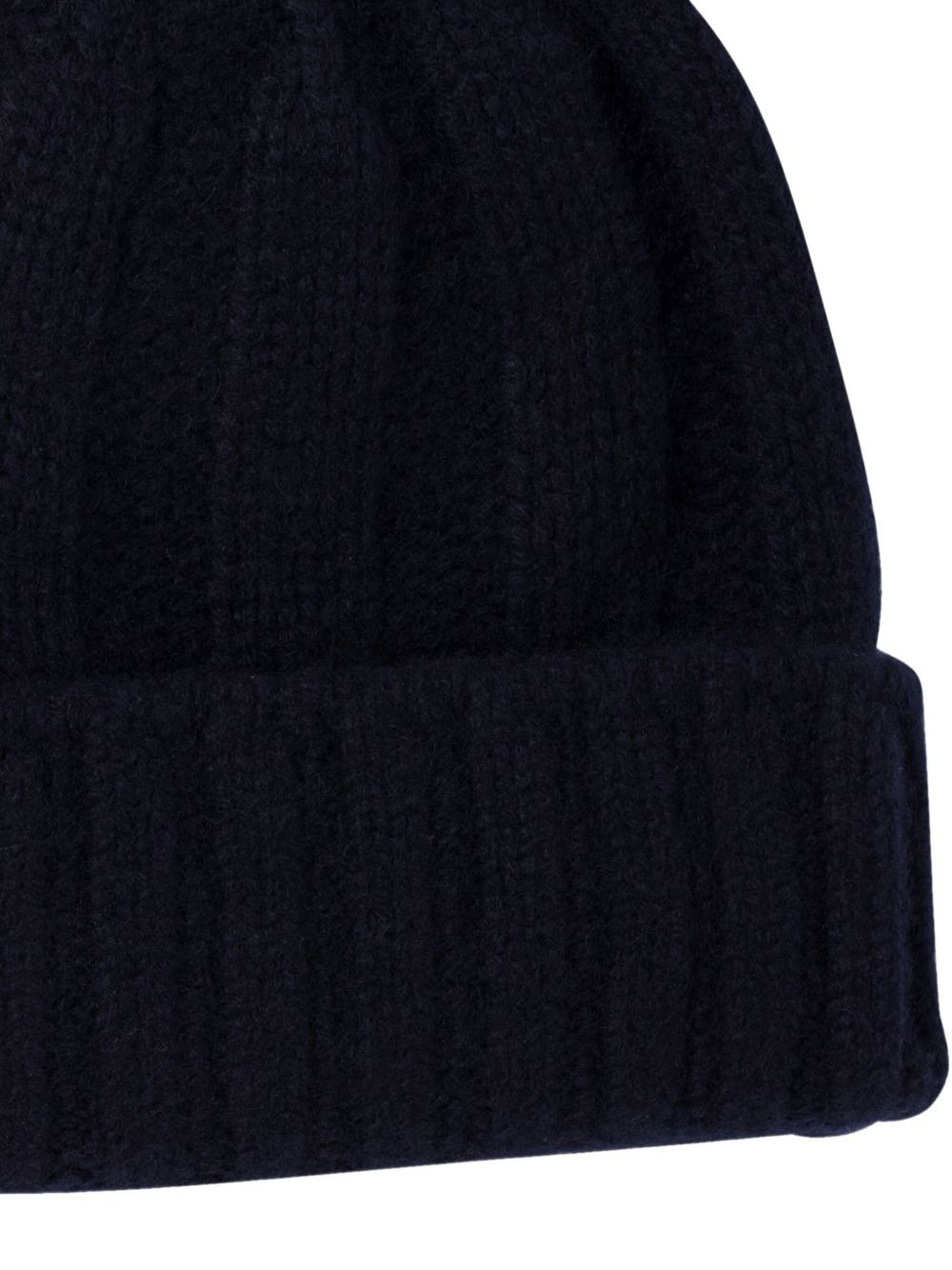 cashmere ribbed beanie - 3