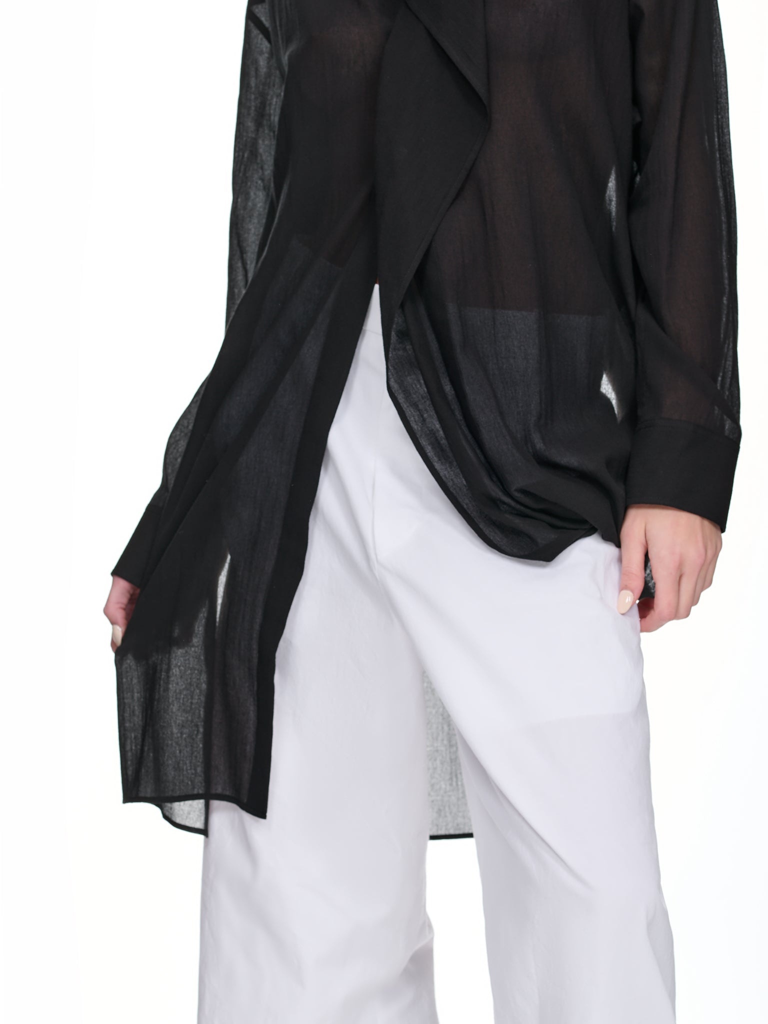 Layered Chiffon Blouse - 4