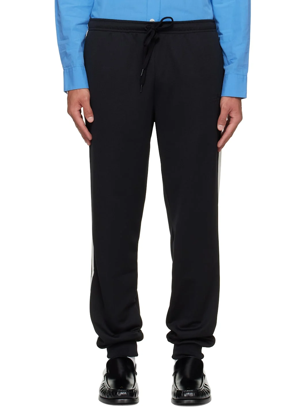Black Drawstring Sweatpants - 1