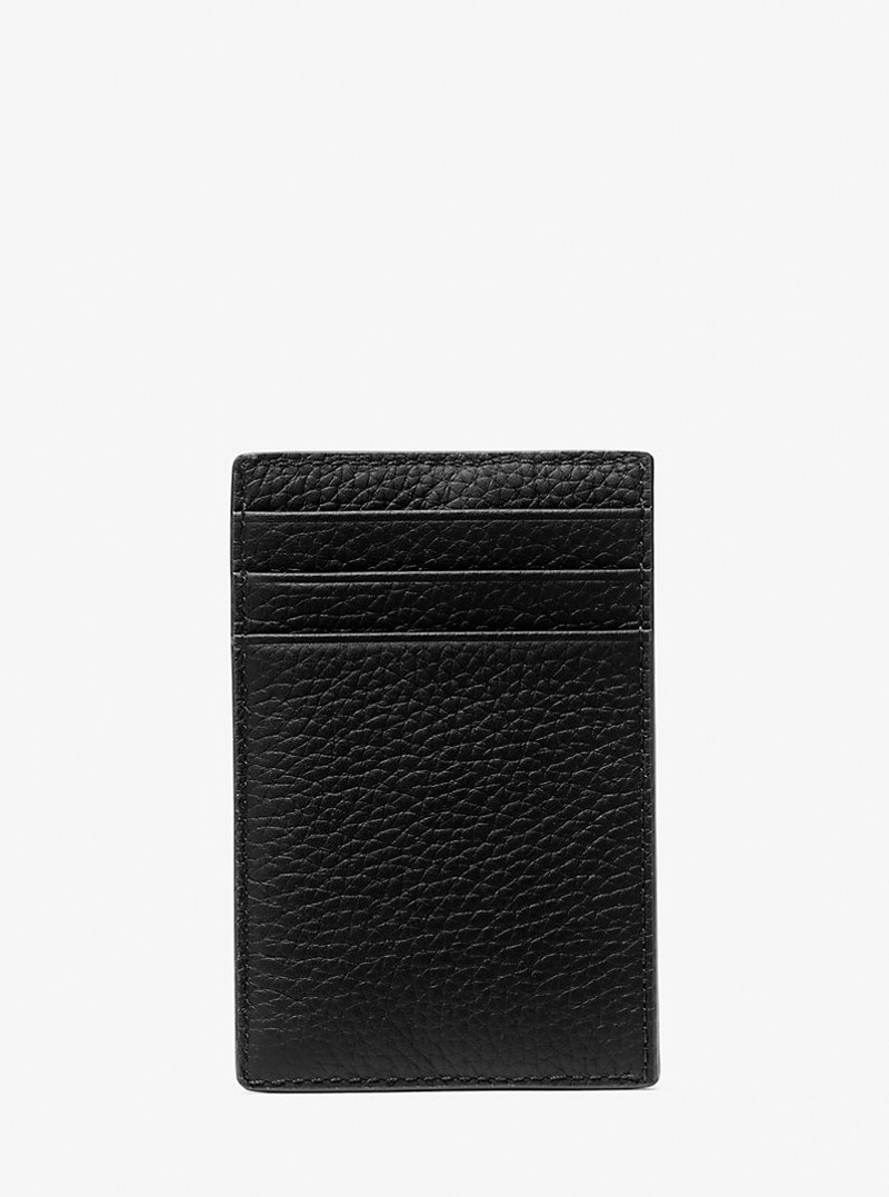 MICHAEL KORS Hudson Pebbled Leather Card Case outlook