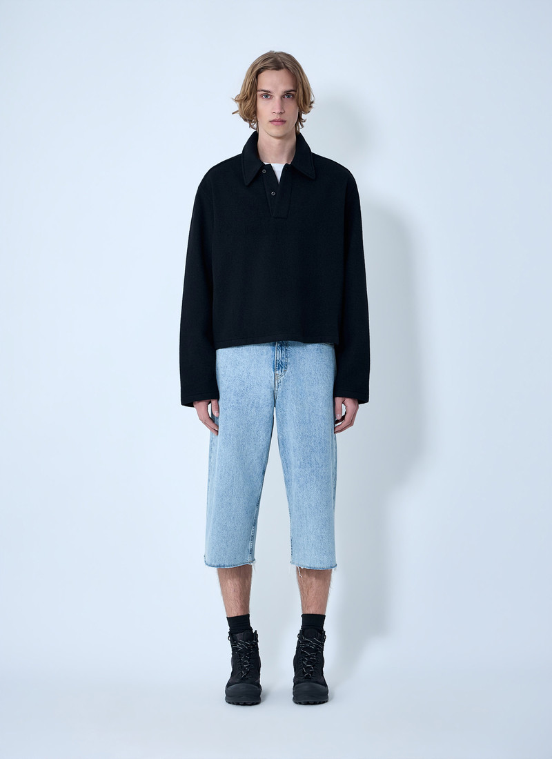 RIER Wool Blend Polo Sweater outlook