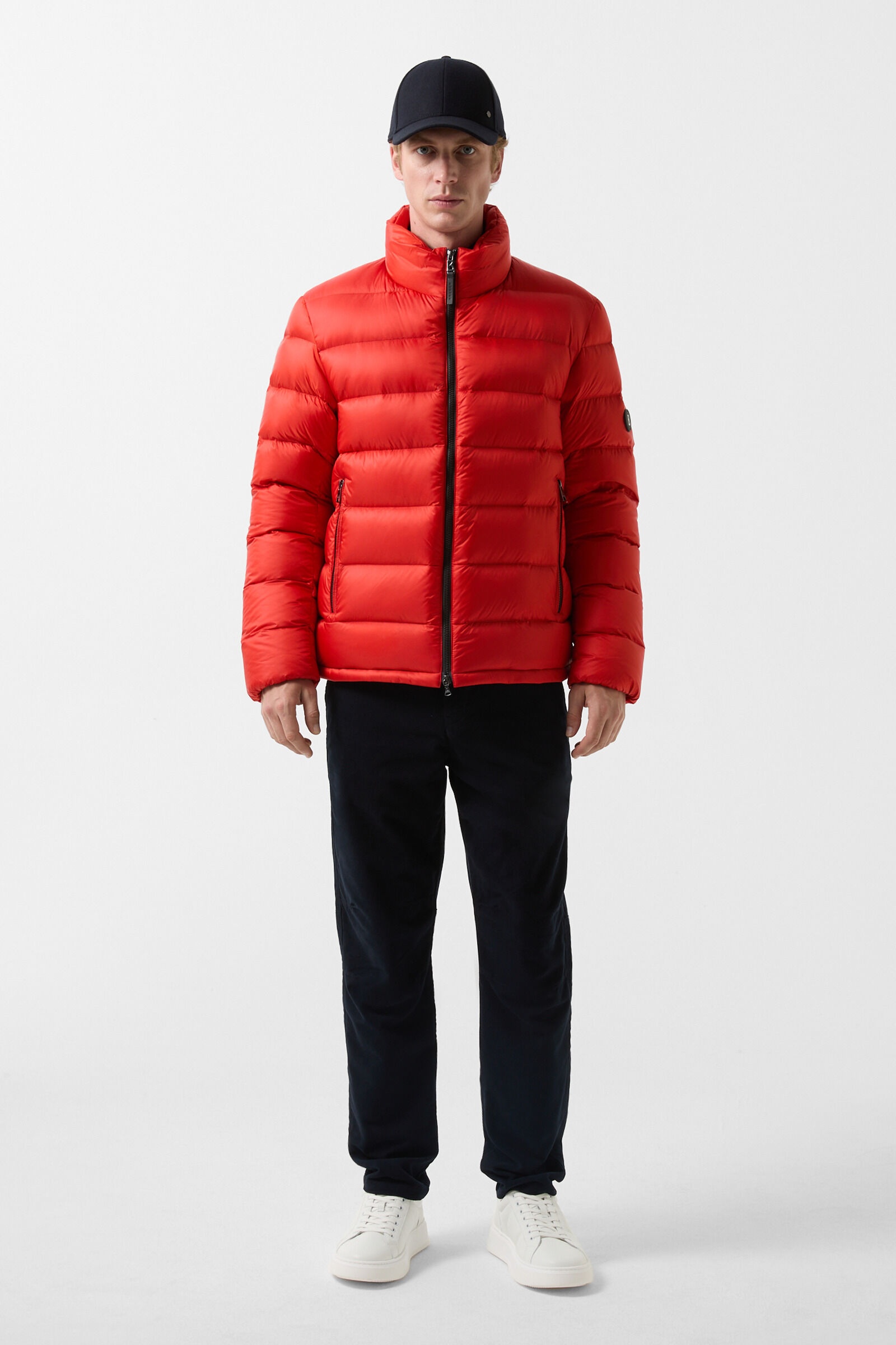 Hugh Down jacket in Red - 4