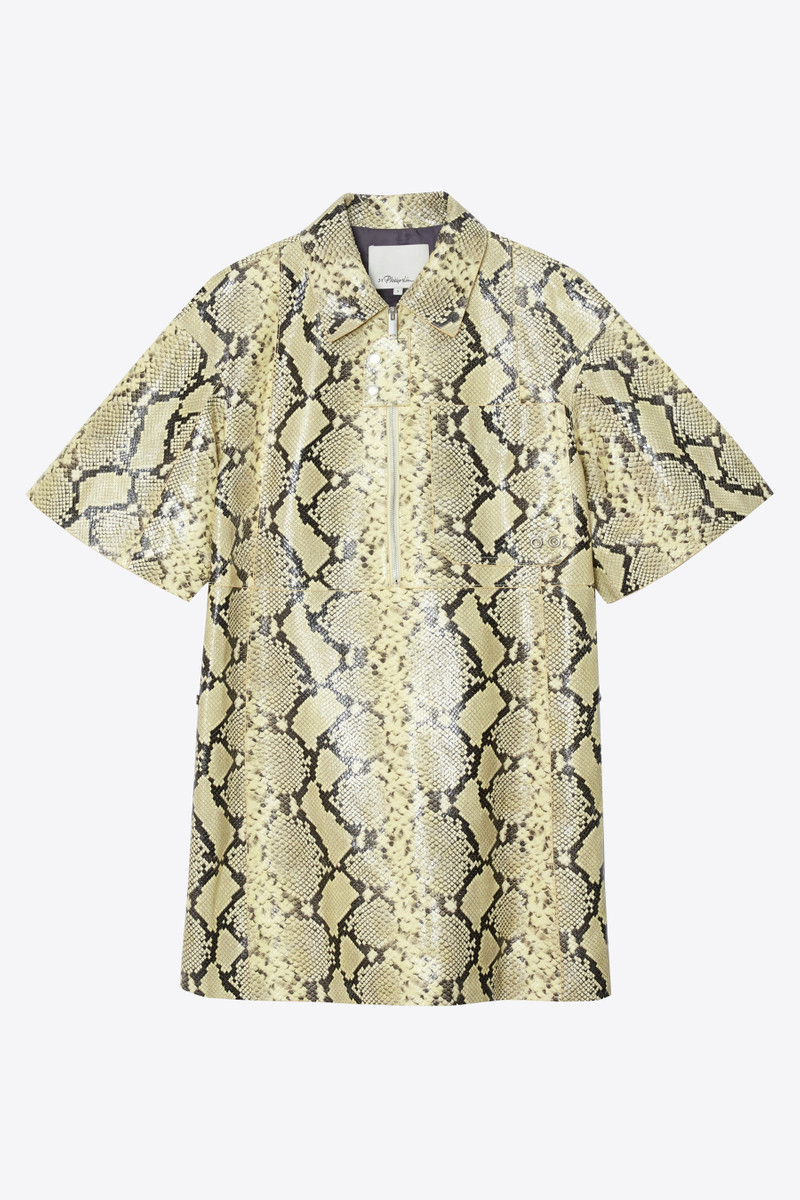 Shift Shirt Dress with Button Placket 7