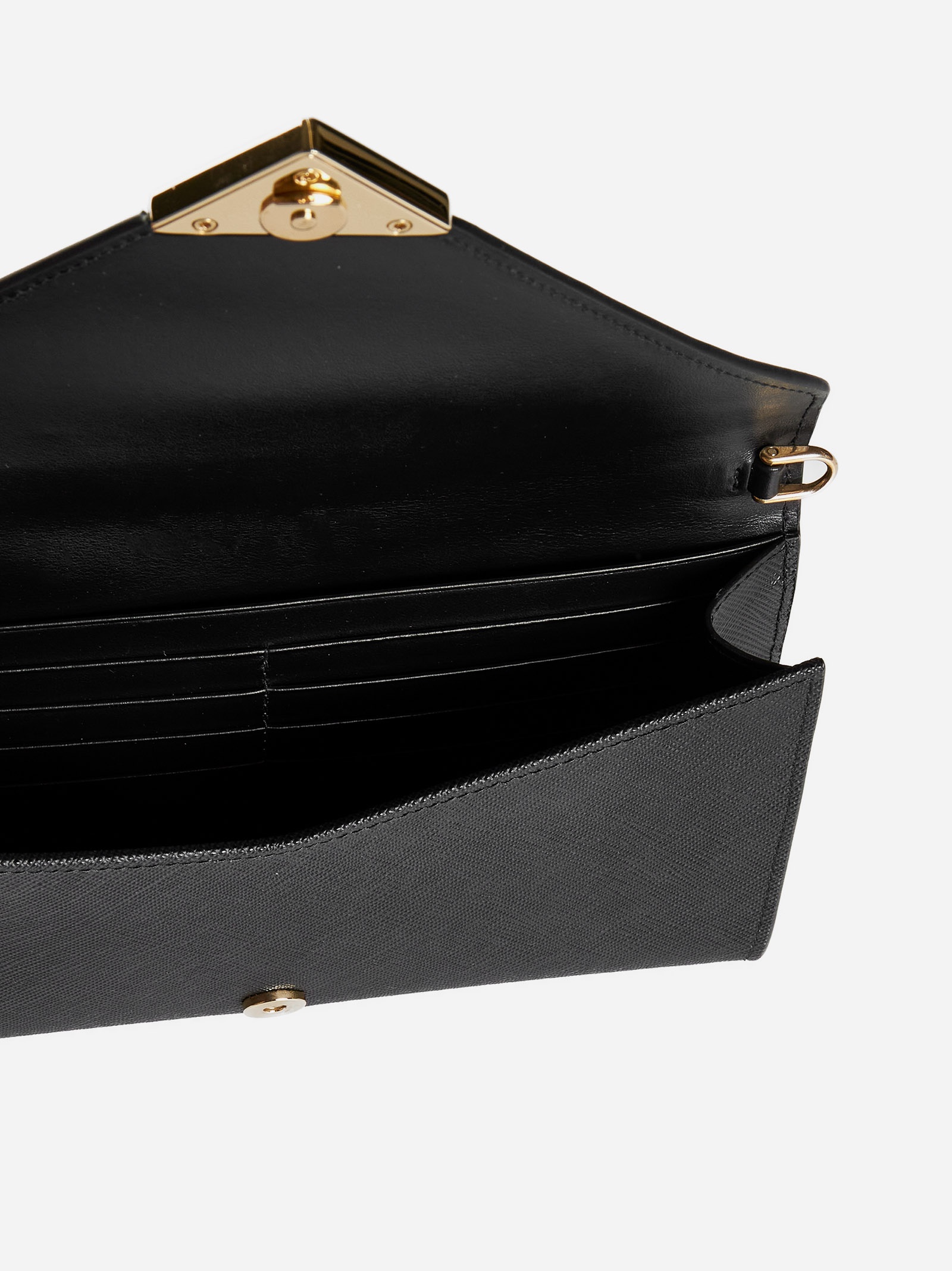 Prada Saffiano Leather Envelope Bag