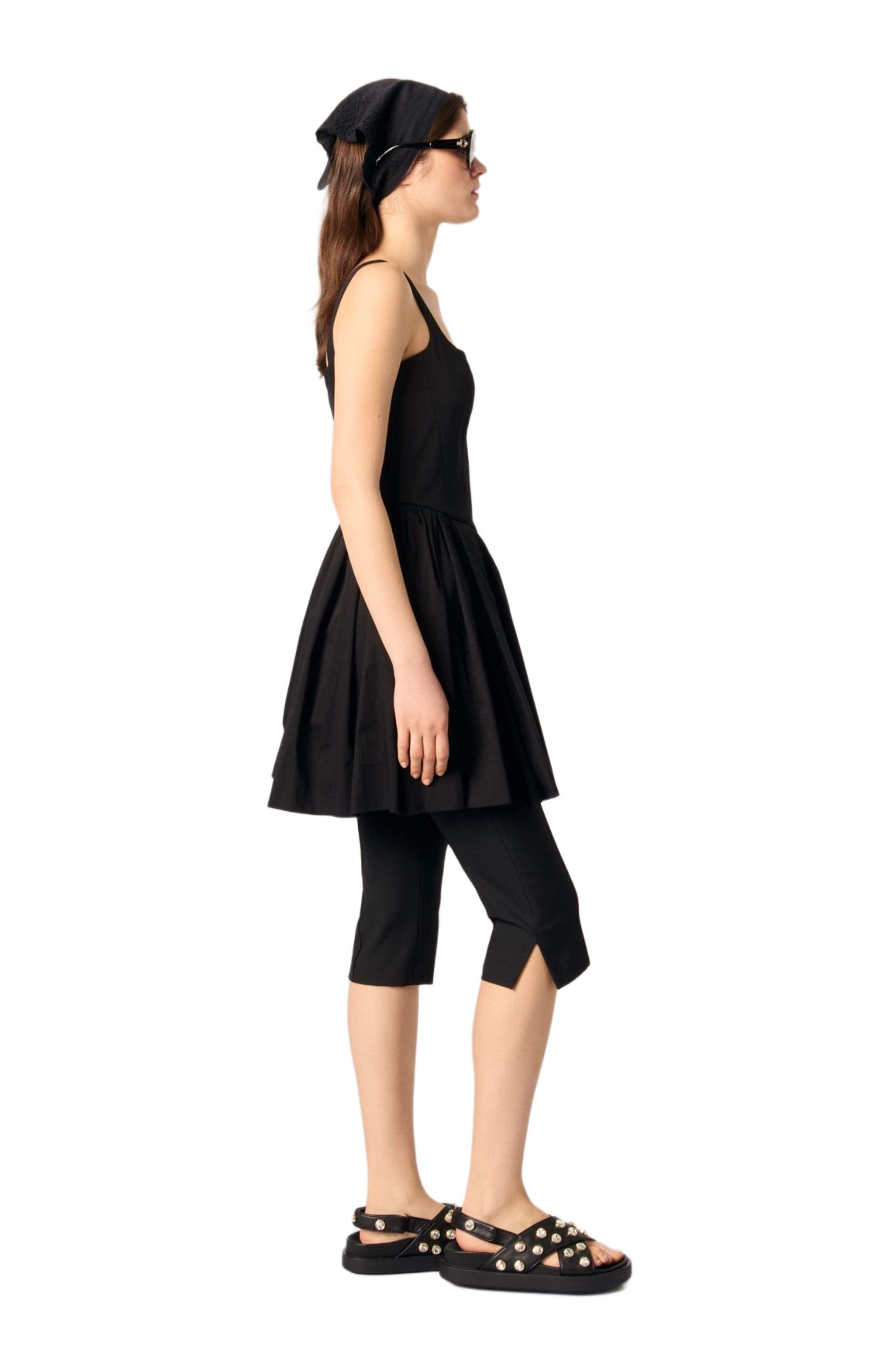 maje Short cotton dress in Black at Nordstrom - 4