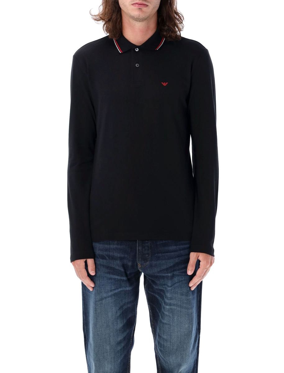 Emporio Armani Long Sleeves Polo Shirt - 1