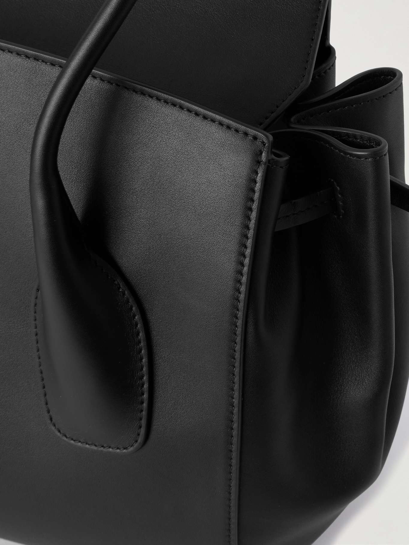 Voyage small leather tote Black - 4