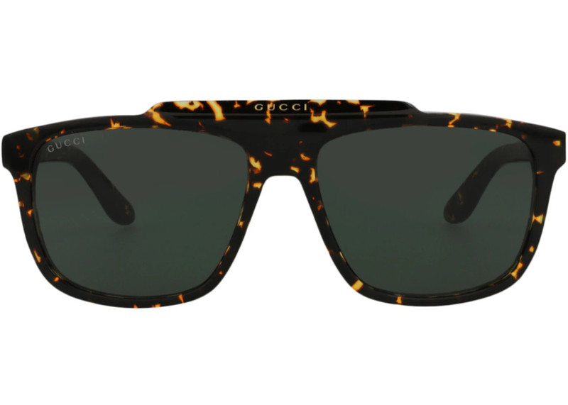 GUCCI Gucci Aviator Sunglasses Havana/Green (GG1039S-30011707-002) outlook