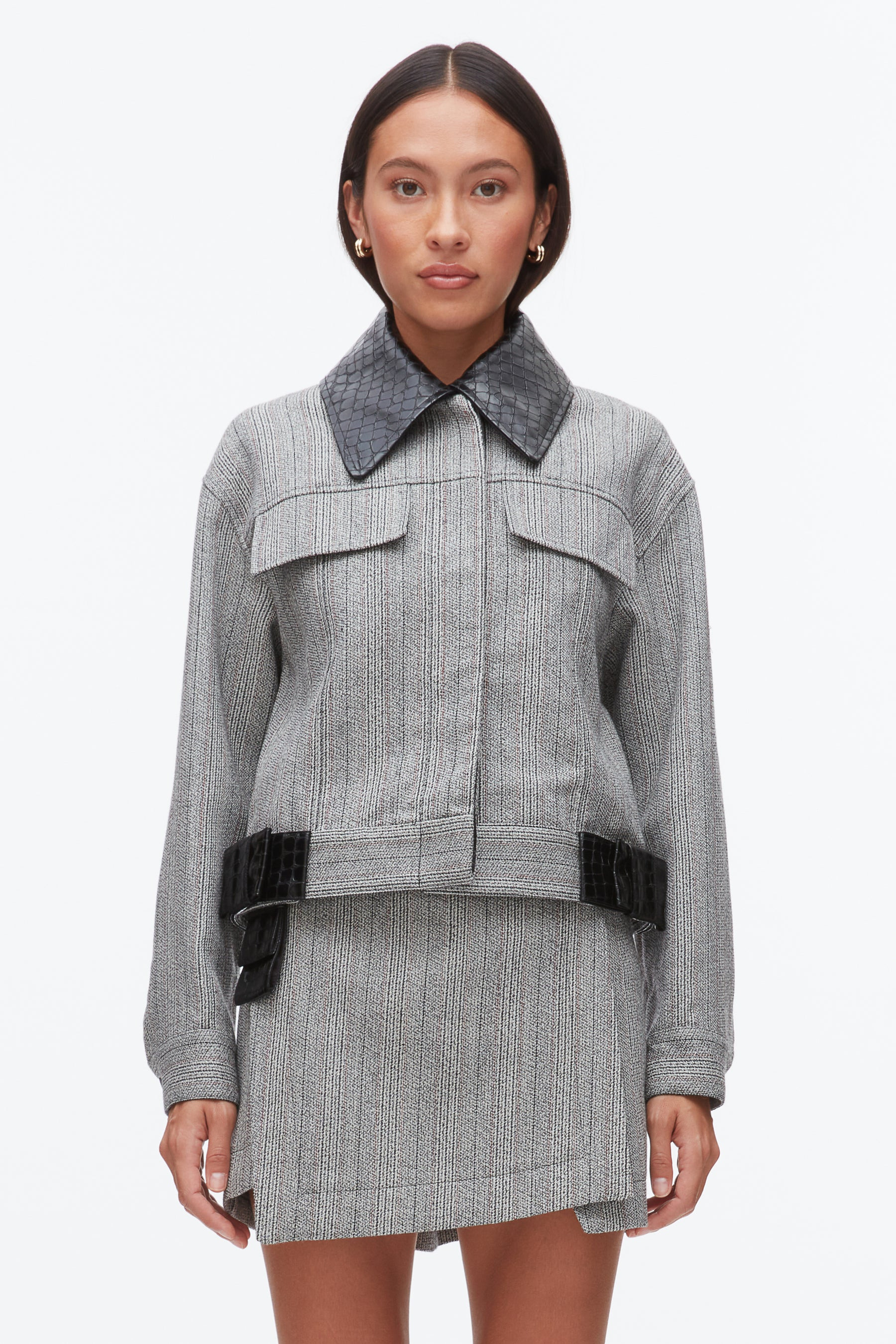 Jaspé Cropped Jacket - 4