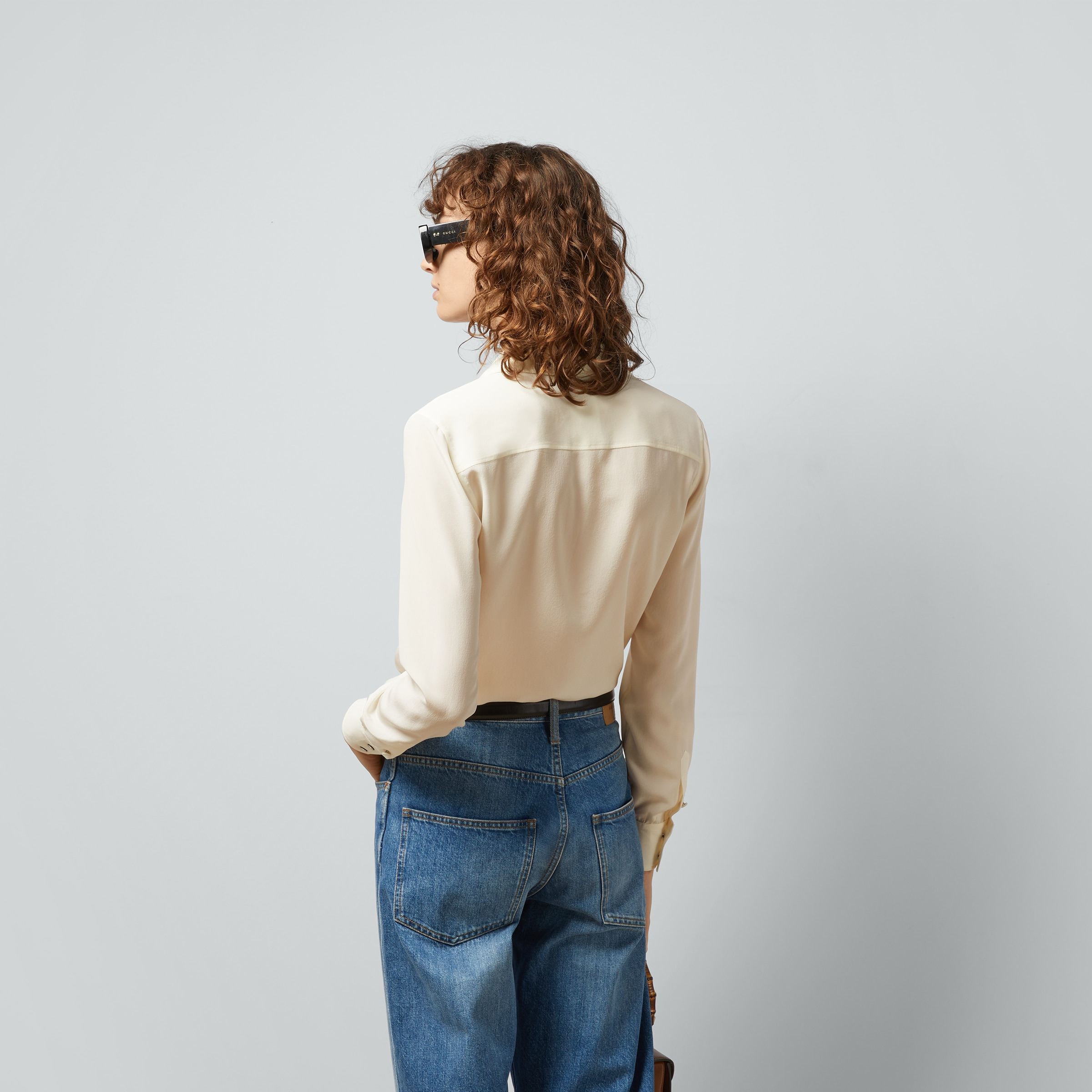 Silk crêpe de chine shirt - 6