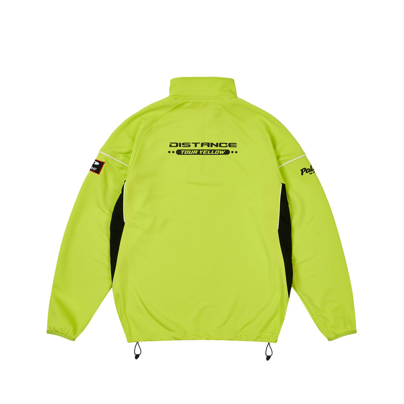 PALACE HOLE IN 1/4 ZIP TOUR YELLOW outlook