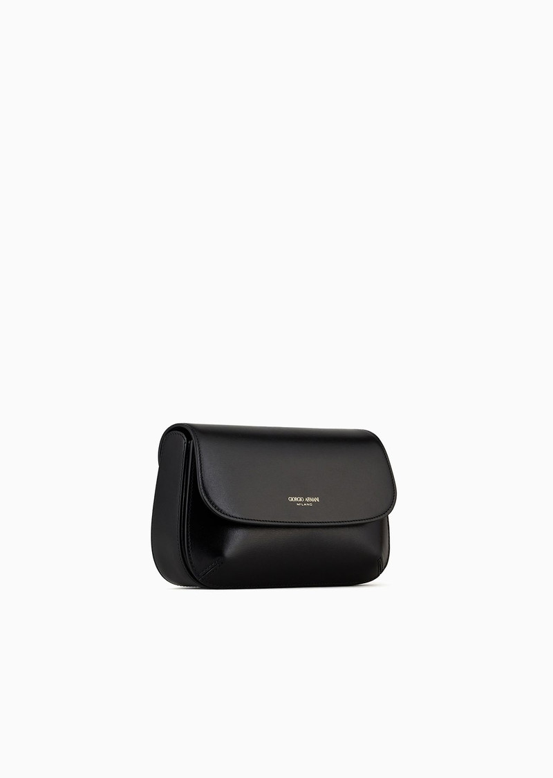 GIORGIO ARMANI Mini la Prima bag in palmellato leather outlook