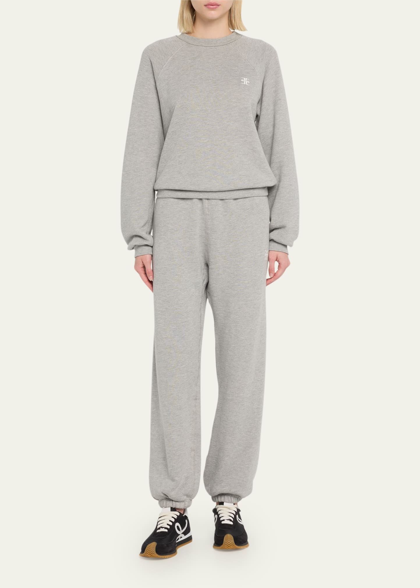 Classic French Terry Cinched-Cuff Sweatpants - 2