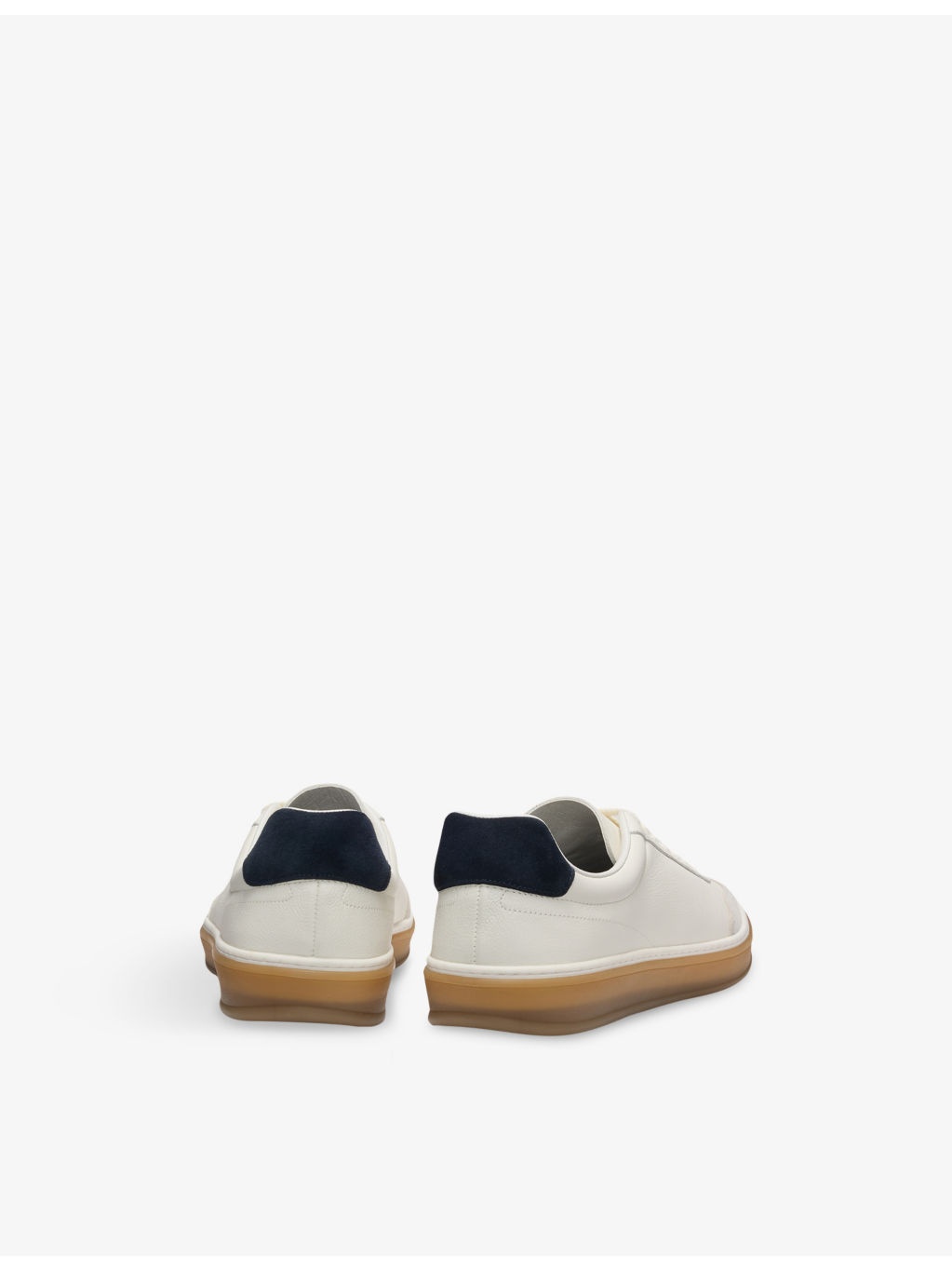 Beckham X BOSS Leather And Suede Low-Top Trainers - 4