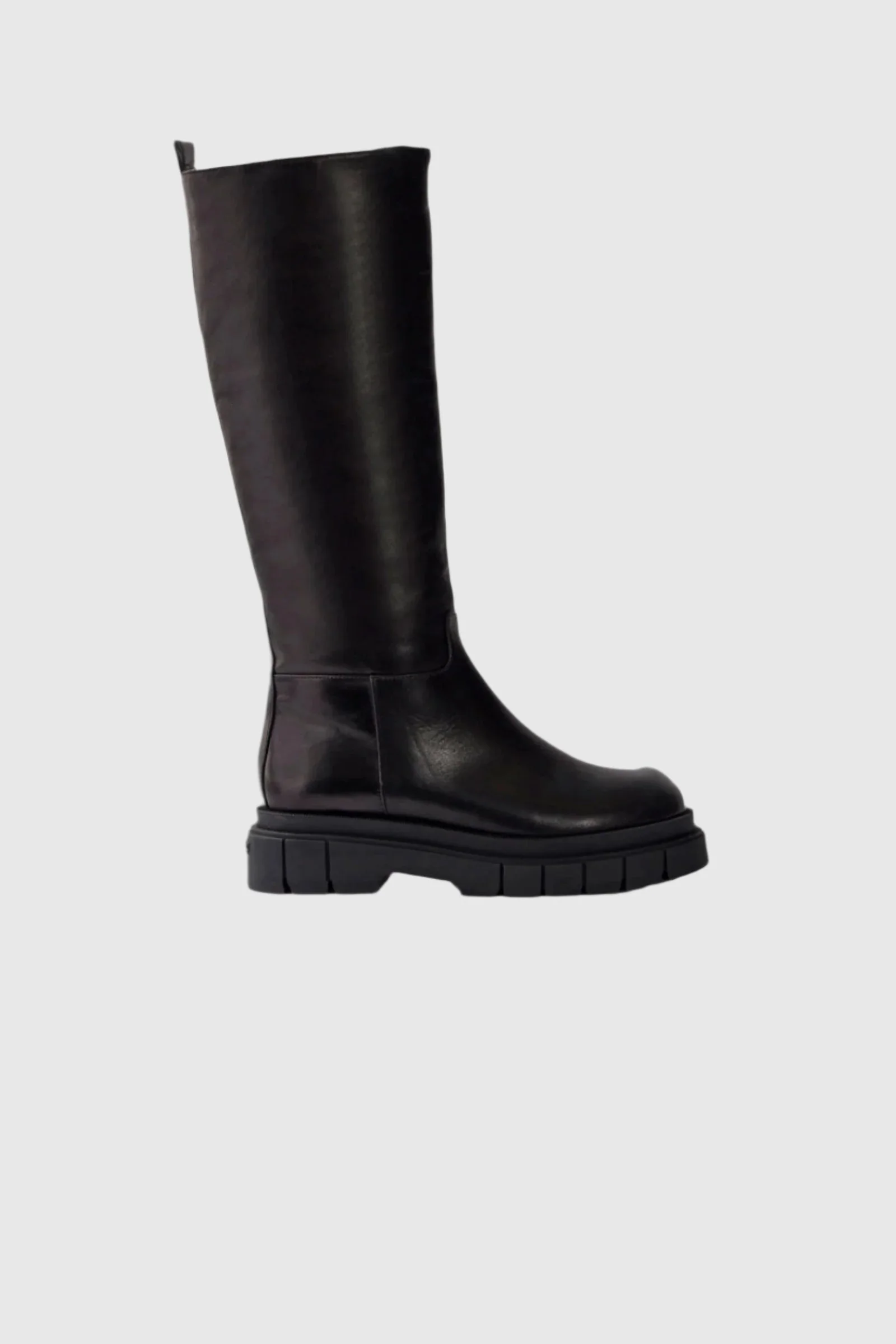 COMMANDER shearling-lined lug sole (R) Leather boot for women - 1