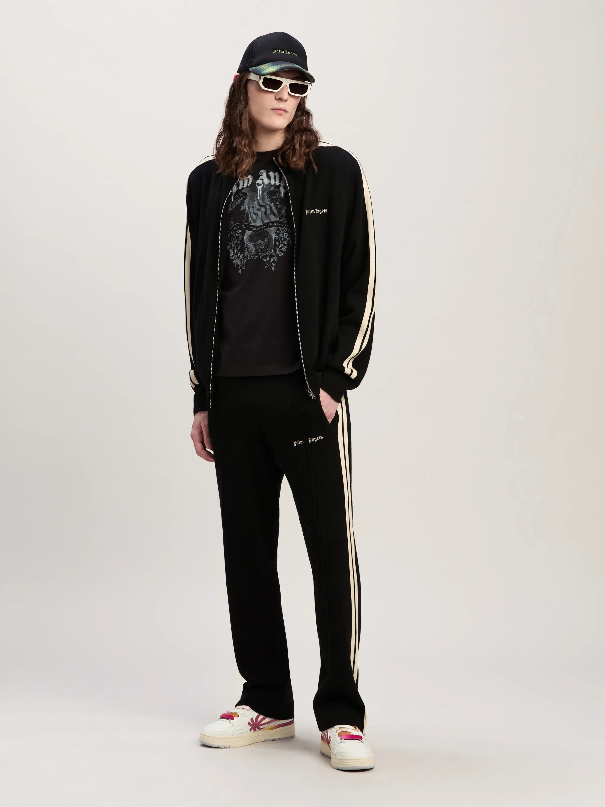 ★人気★【Palm Angels】STATEMENT PENCIL T-SHIRT Palm Angels 'statement Pencil Classic' T-shirt | italist