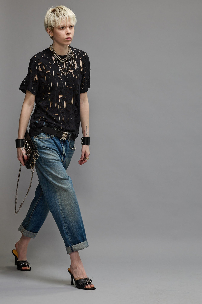 R13 BOYFRIEND JEAN - GARNET BLUE outlook