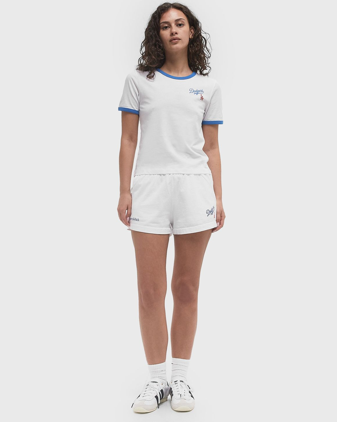 Dodgers Serif Ringer Tee - 2