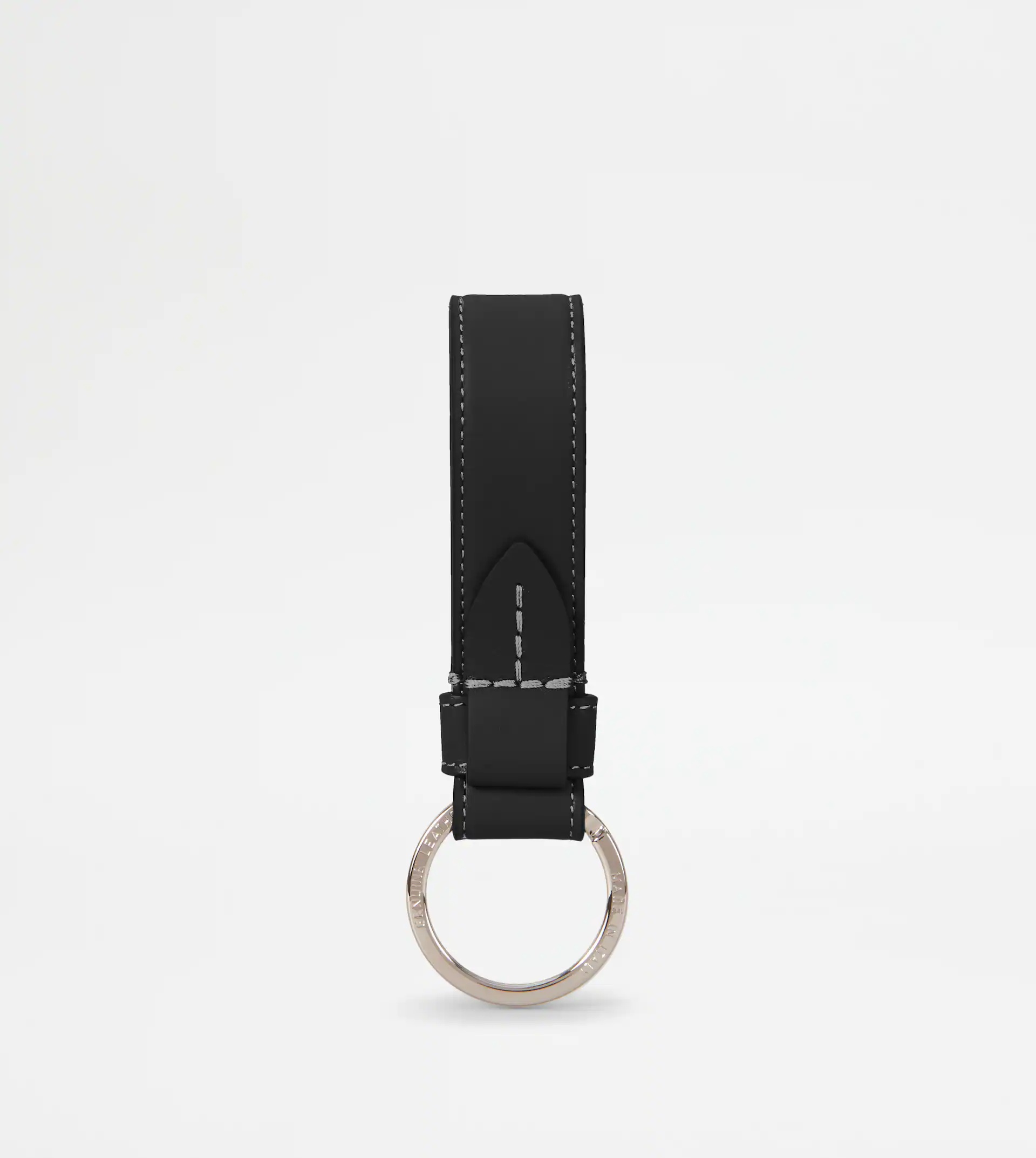 LEATHER KEY HOLDER - BLACK - 1