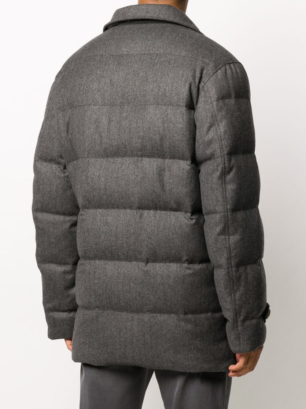 quilted double-breasted jacket - 4