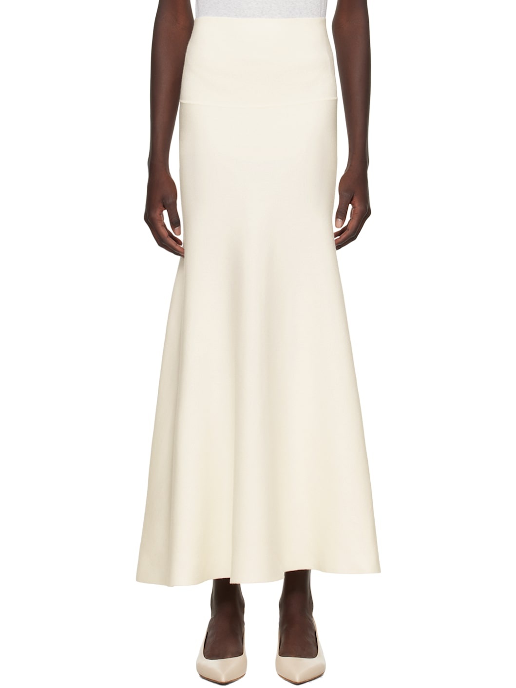 Off-White Gabrielle Midi Skirt - 1