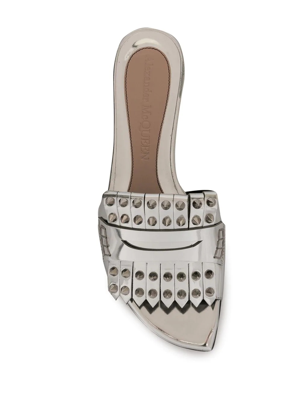 spike slide sandals - 4