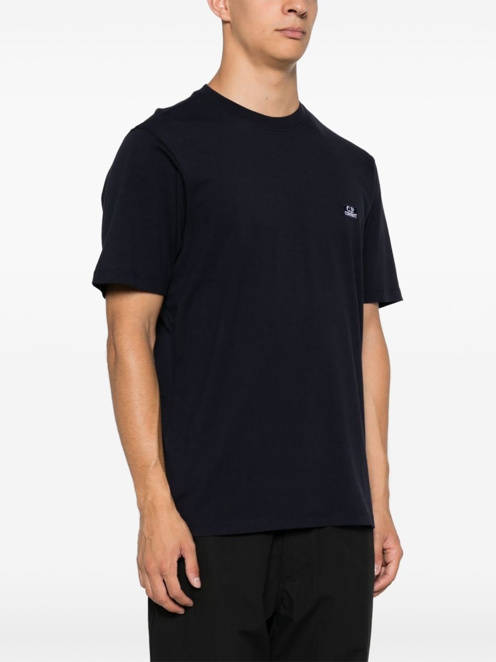 logo-embroidered T-shirt - 3