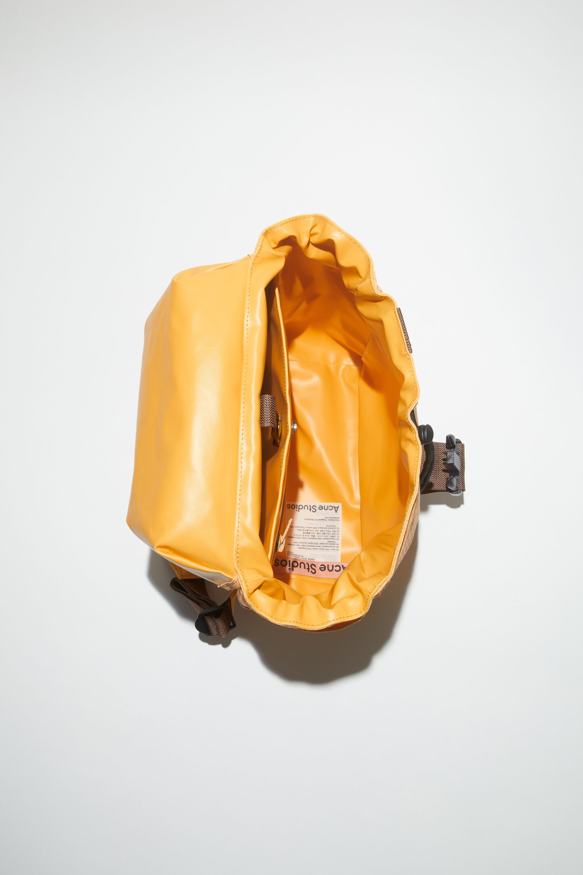 Ripstop nylon backpack - Yellow/brown - 6