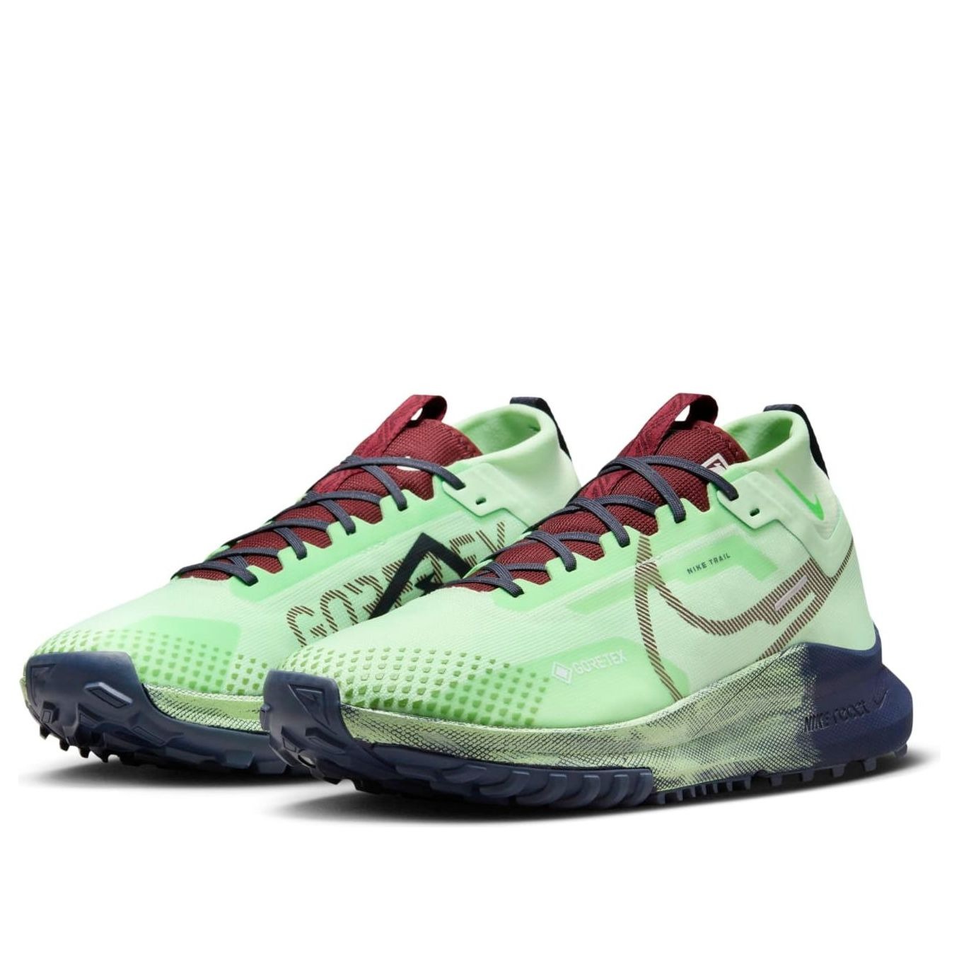 Nike React Pegasus Trail 4 GTX 'Vapor Green Thunder Blue' DJ7926-303 - 3