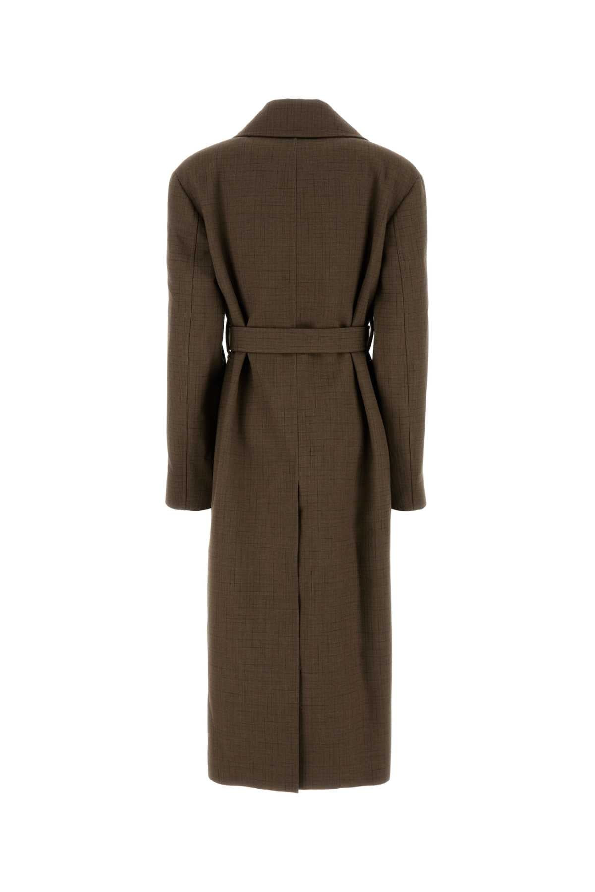 Jil Sander Women Embroidered Wool Blend Coat - 2