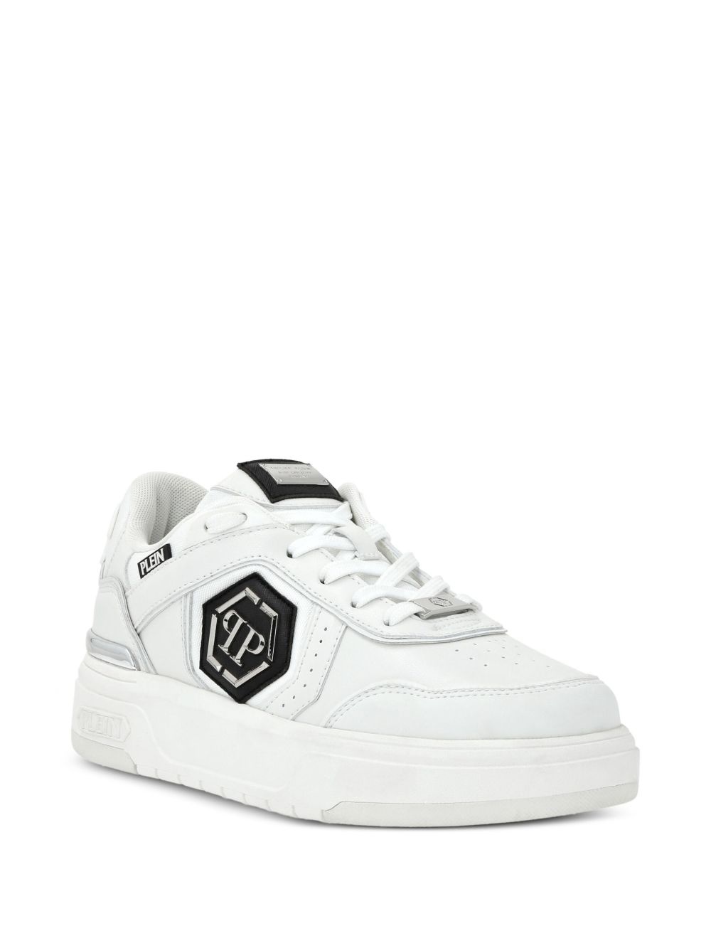 logo-plaque sneakers - 2