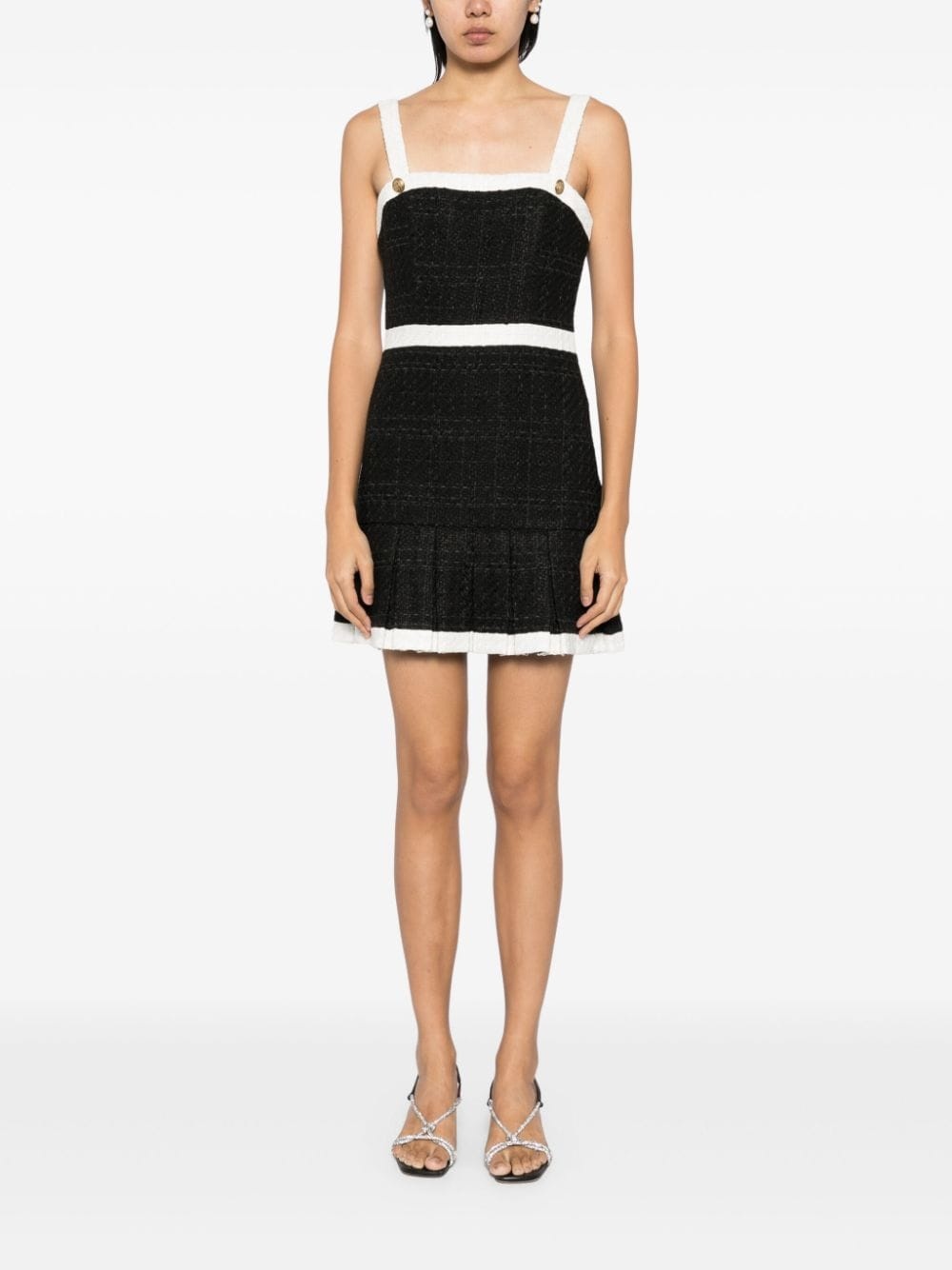 Clarine square neck pleated dress - 2