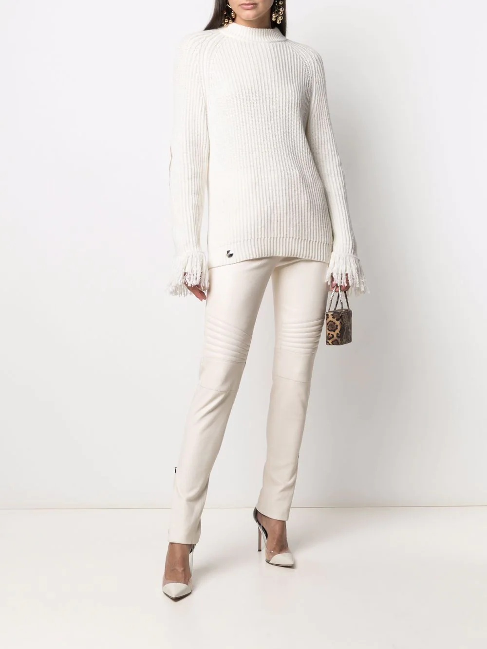 Love Plein ribbed-knit jumper - 2