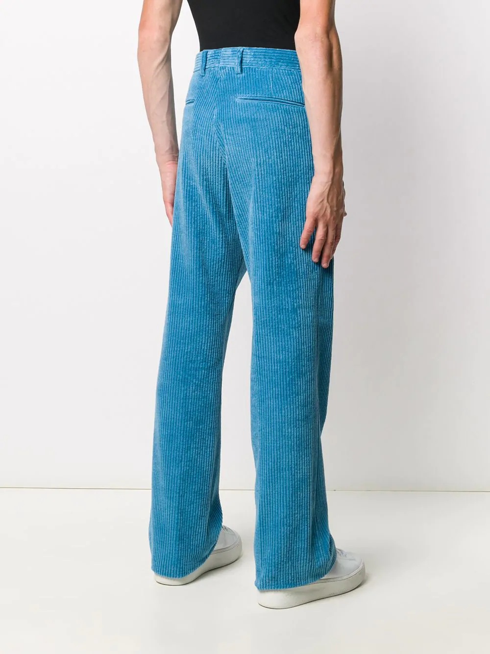 straight-leg corduroy trousers - 4