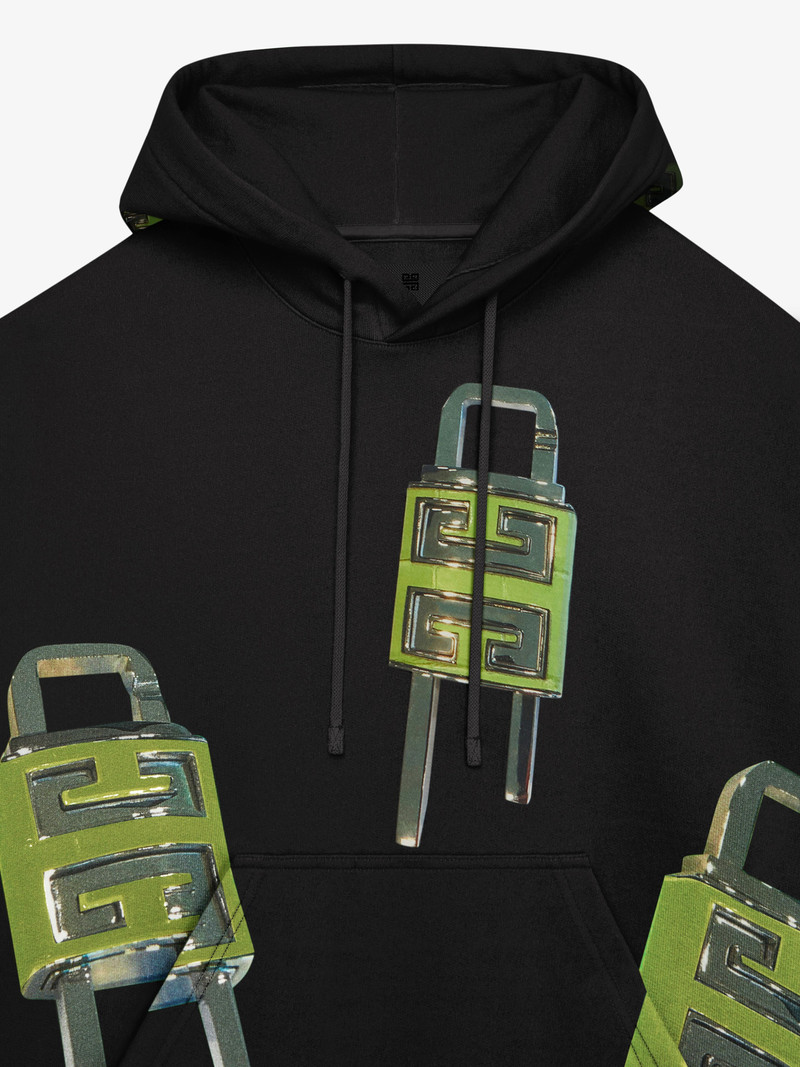 OVERSIZED HOODIE WITH 4G LOCK PRINT 5