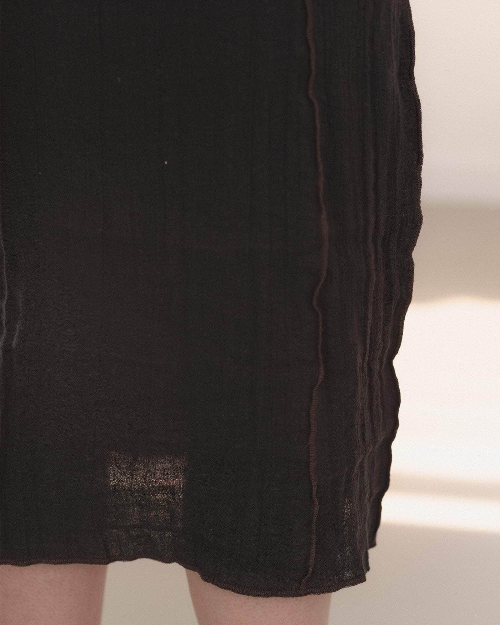 Shok Slip Dress - Crinkle Linen - 4