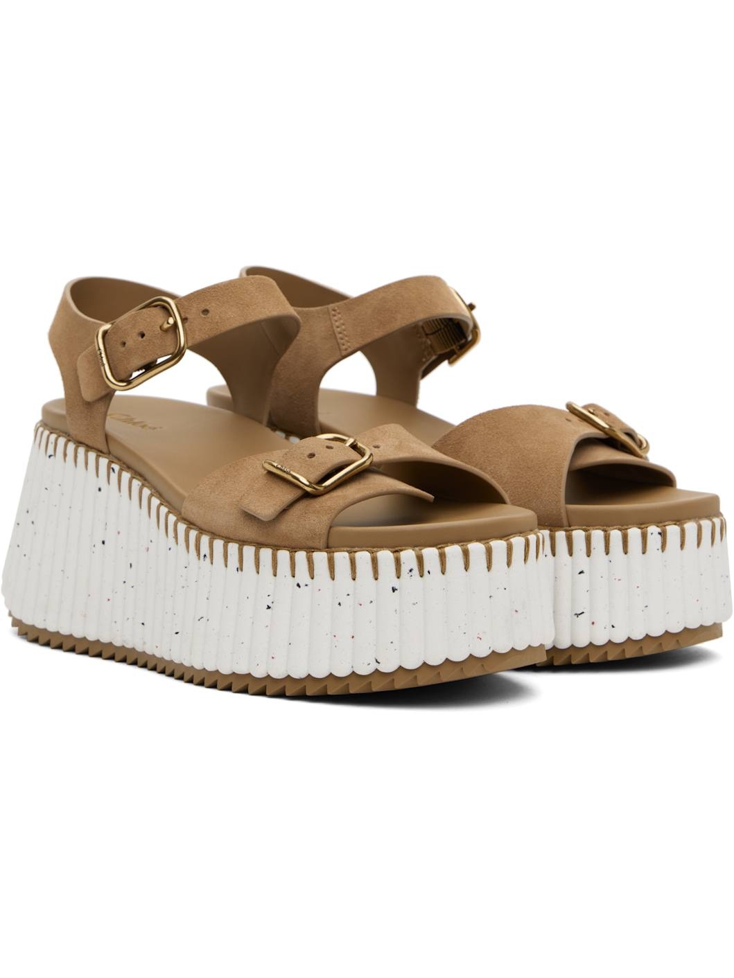 Brown Nama Sandals - 4