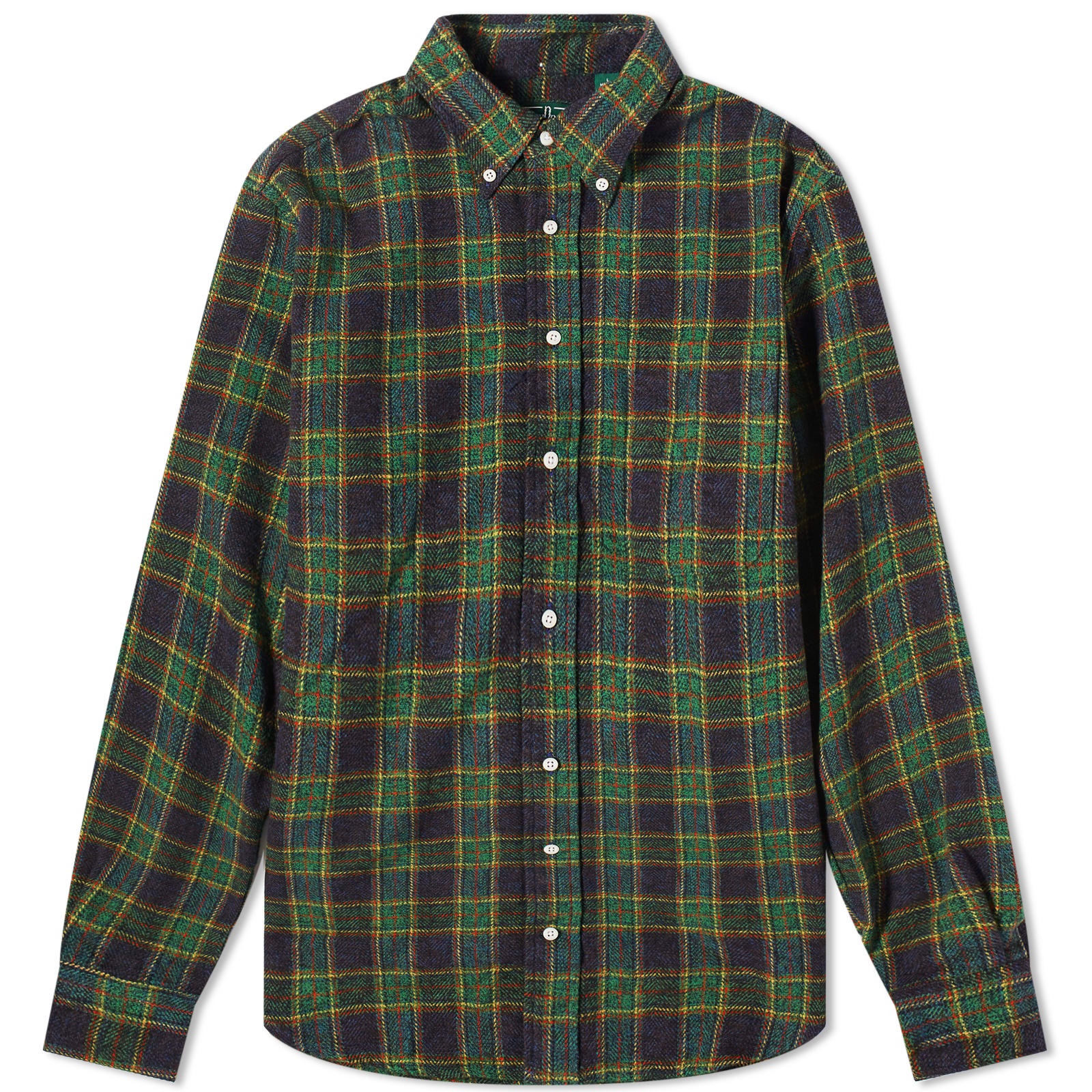 Gitman Vintage Button Down Tweed Check Shirt - 1