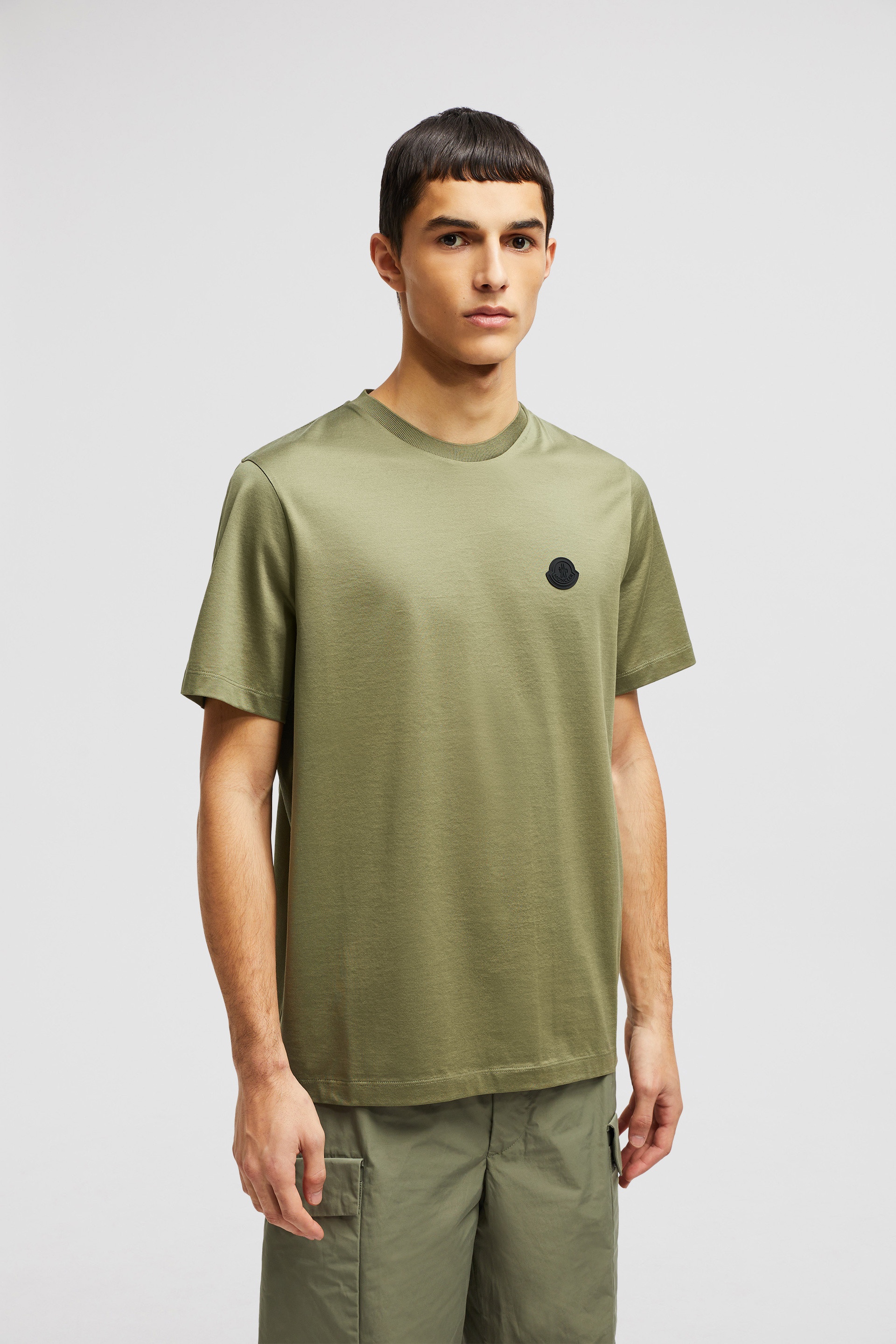 Vertical Back Logo Cotton T-Shirt - 3